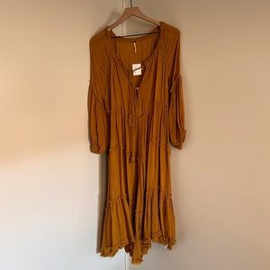 Free People In The Moment Dress Midi Dress